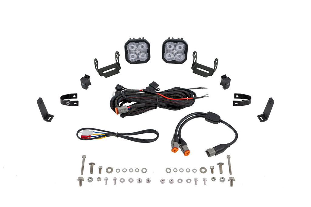 Diode Dynamics DD7681 Allows for installation of SS3 LED pods on bumper roll bars.