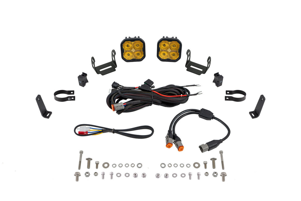 Diode Dynamics DD7707 Allows for installation of SS3 LED pods on bumper roll bars.
