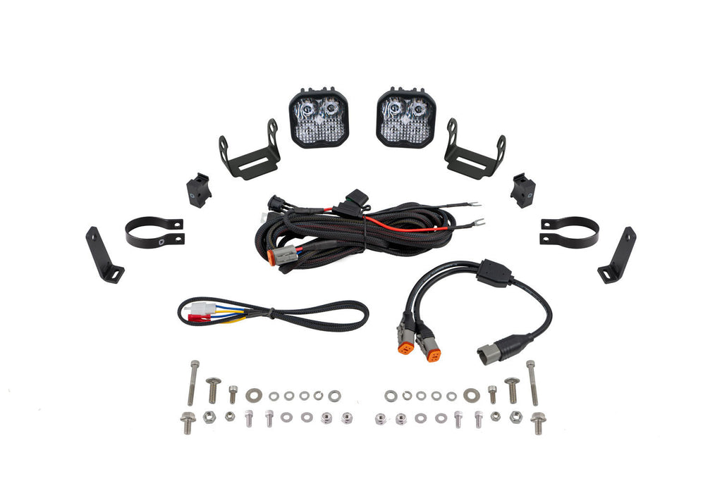 Diode Dynamics DD7711 Allows for installation of SS3 LED pods on bumper roll bars.