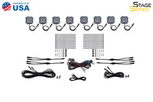 Load image into Gallery viewer, Diode Dynamics DD7744C Stage Series RGBW 8 Pack Rock Lights. for Select Toyota Tacoma