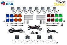 Load image into Gallery viewer, Diode Dynamics DD7753 Stage Series RGBW 8 Pack Rock Lights.