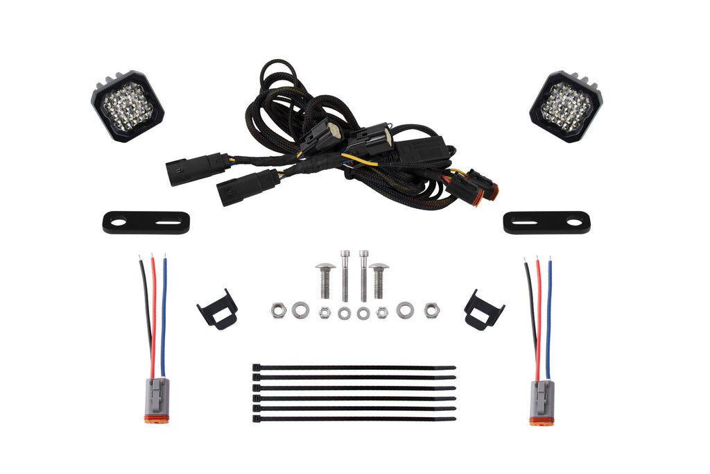 Diode Dynamics DD7837 Allows you to mount a C1R LED pod in the Chevy Colorado trailer hitch receiver. for Select Chevrolet Colorado