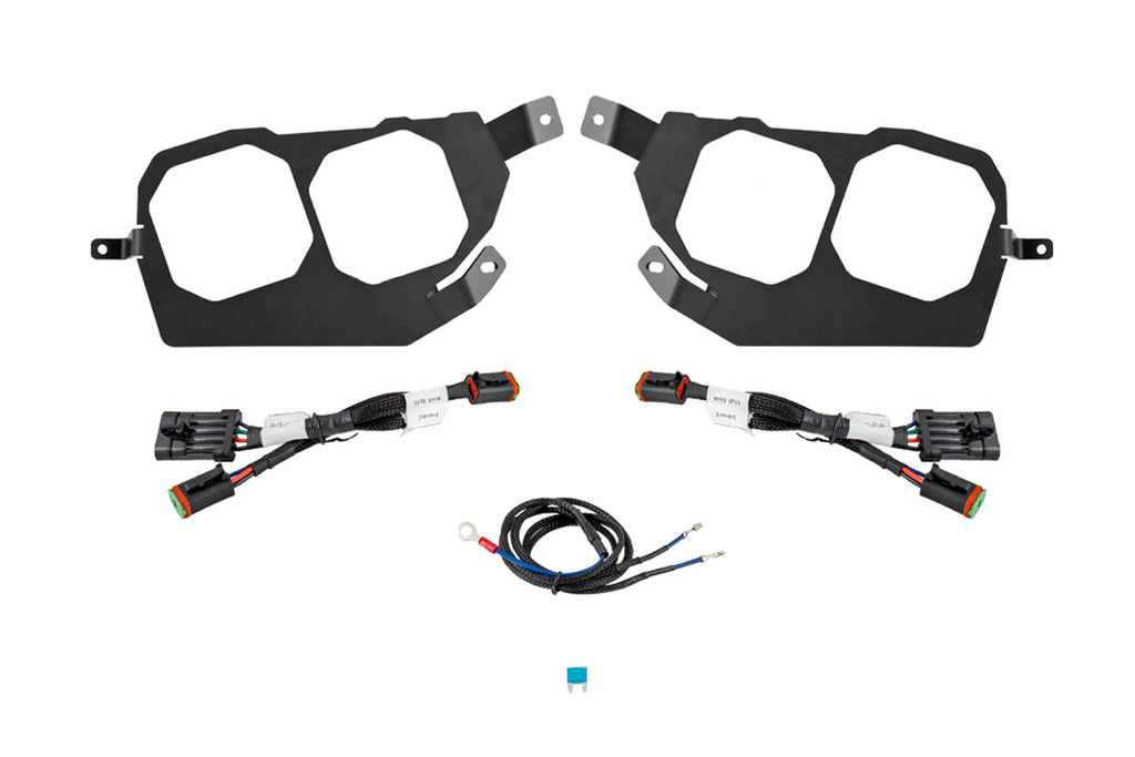 Diode Dynamics DD7842P Full LED SS3 pod headlight mounting kit for 2014-2023 Polaris RZR XP. for Select Polaris RZR XP 1000, Polaris RZR XP EPS, Polaris RZR XP EPS DYNAMIX Edition, Polaris RZR XP EPS Desert Edition, Polaris RZR XP EPS Fox Edition,