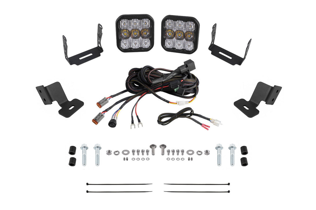 Diode Dynamics DD7912 Bolt-on fitment on 2019-2024 Honda Talon for Select Honda SXS10S2R Talon 1000R, Honda SXS10S2R Talon 1000R Special Edition, Honda SXS10S2R Talon 1000RS, Honda SXS10S2RD Talon 1000R FOX Live Valve, Honda SXS10S2X Talon 1000X, Honda