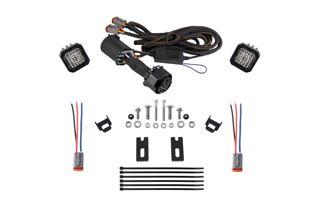 Diode Dynamics DD7945 Allows you to mount a C1R LED pod in the Ford F-150 trailer hitch receiver. for Select Toyota Tacoma