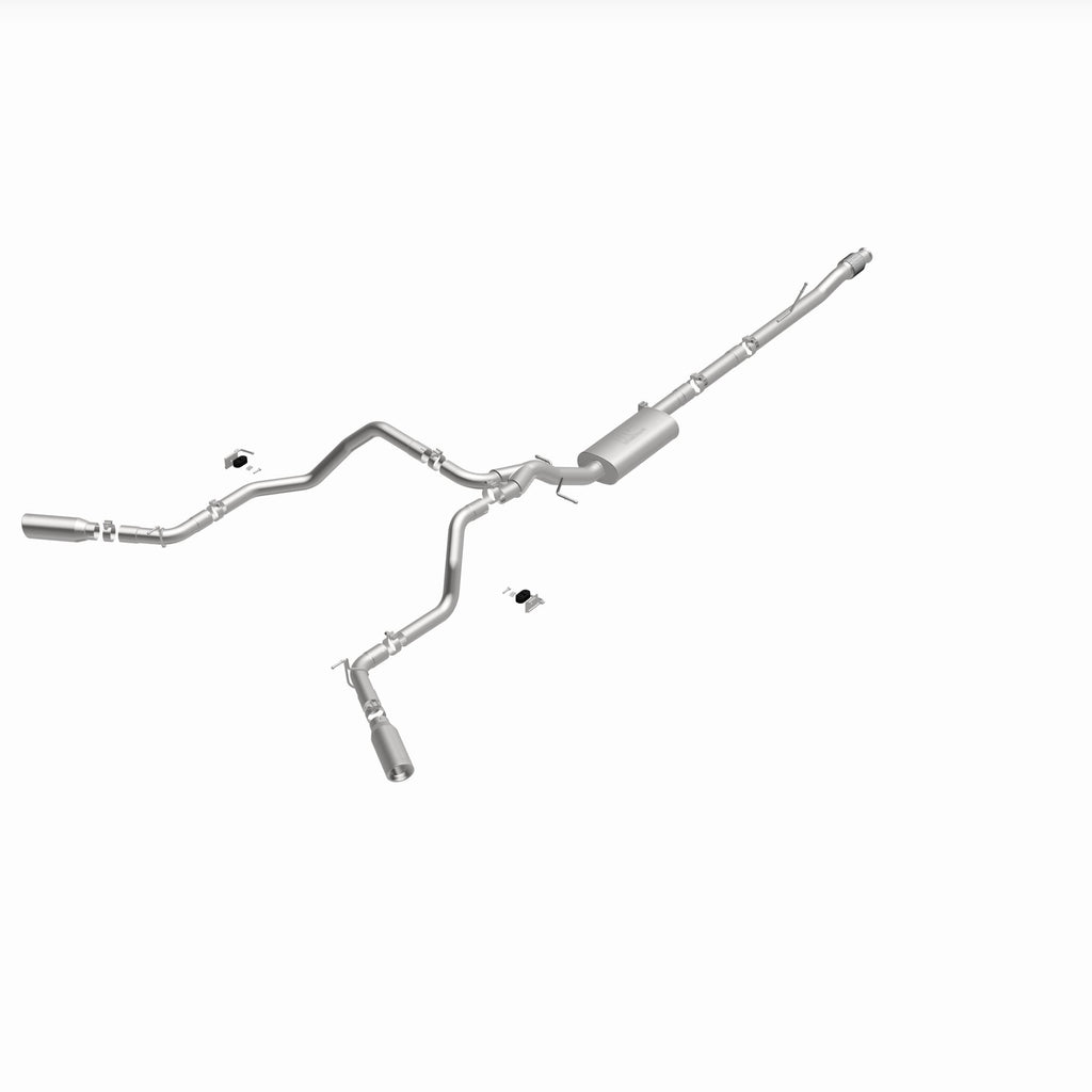 MagnaFlow Exhaust Products 19473 Street Series Polished Cat-Back System for Select Chevrolet Silverado 1500, Chevrolet Silverado LTD, GMC Sierra 1500, GMC Sierra Limited