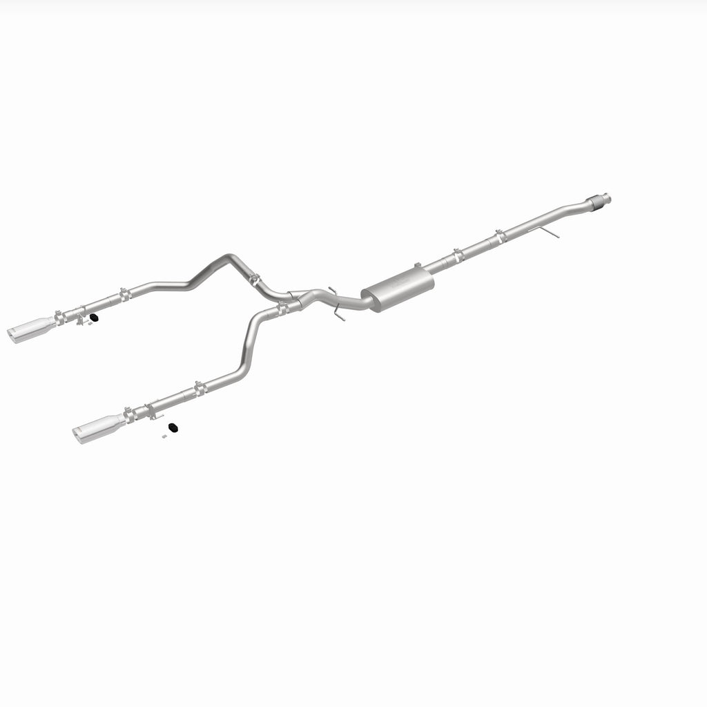 MagnaFlow Exhaust Products 19471 Street Series Polished Cat-Back System for Select Chevrolet Silverado 1500, Chevrolet Silverado LTD, GMC Sierra 1500, GMC Sierra Limited