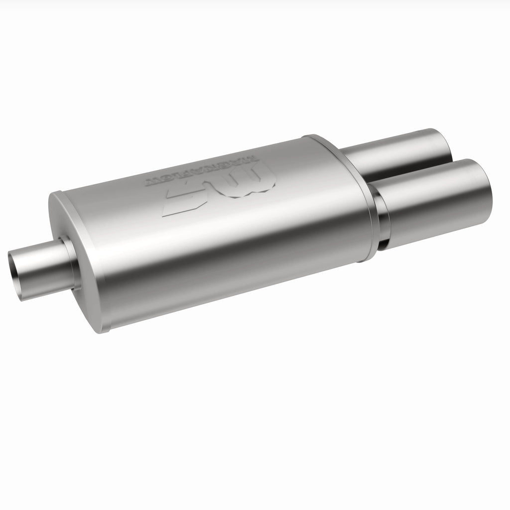 MagnaFlow Exhaust Products 14816 Straight-Through Performance Muffler; 2.25/3.5in. Center/Dual; 5x14x8 Body