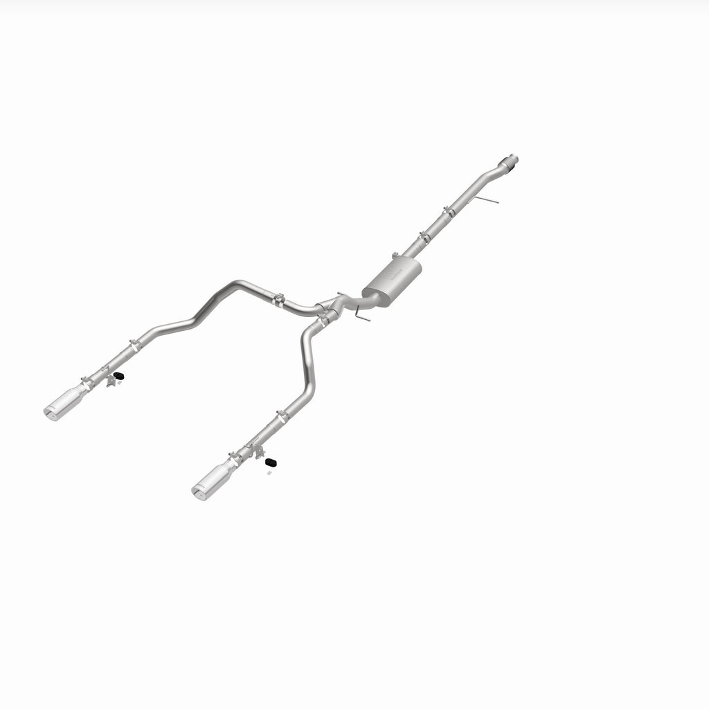 MagnaFlow Exhaust Products 19471 Street Series Polished Cat-Back System for Select Chevrolet Silverado 1500, Chevrolet Silverado LTD, GMC Sierra 1500, GMC Sierra Limited