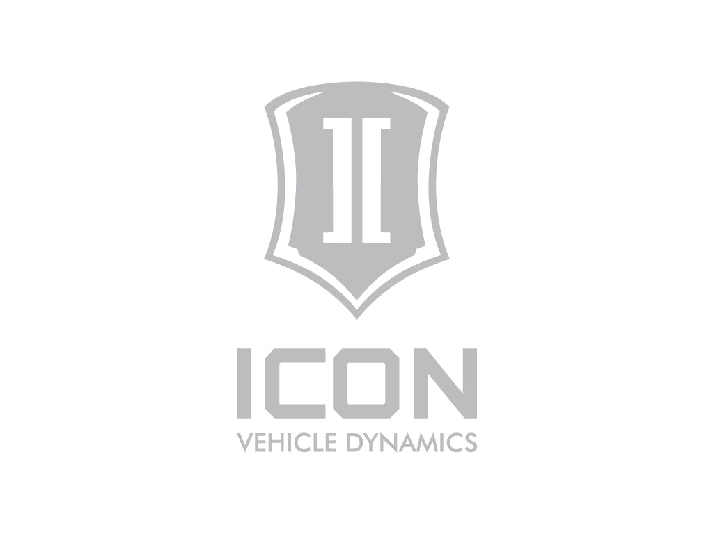 ICON Vehicle Dynamics STICKER-STACK 6 IN S 6 IN TALL ICON STACK SILVER