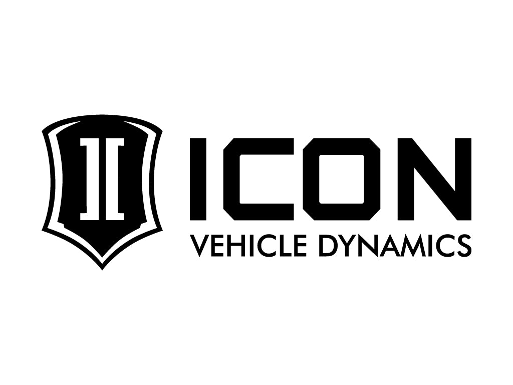 ICON Vehicle Dynamics STICKER-STD 12 IN B 12 IN WIDE ICON STANDARD BLACK