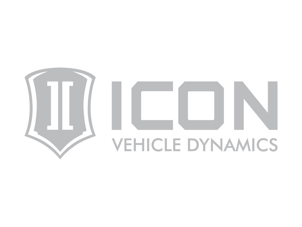 ICON Vehicle Dynamics STICKER-STD 12 IN S 12 IN WIDE ICON STANDARD SILVER