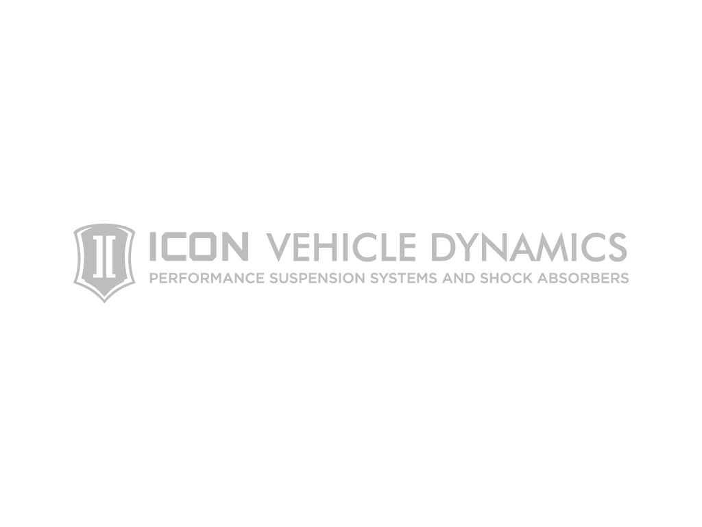 ICON Vehicle Dynamics STICKER-TAGLINE 18 IN S 18 IN WIDE ICON TAGLINE SILVER