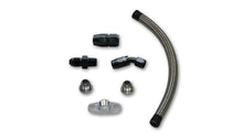 Load image into Gallery viewer, Univ-Oil-Drain-Kit-Incl-12In-Teflon-Lined-S.S.-Hose-Fitting