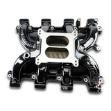 Edelbrock 71187-BP Performer RPM Small Block Chevy LS1 Intake Manifold Only, Black Plasma finish