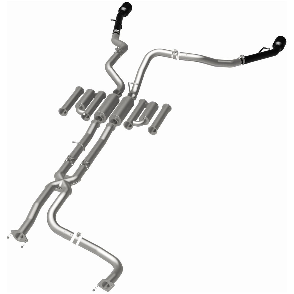 MagnaFlow Exhaust Products 19552 xMOD Series Black Coated Tips Cat-Back System for Select Ram