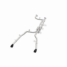 Load image into Gallery viewer, MagnaFlow Exhaust Products 19704 SPEQ Series Black Chrome Cat-Back System for Select Ram