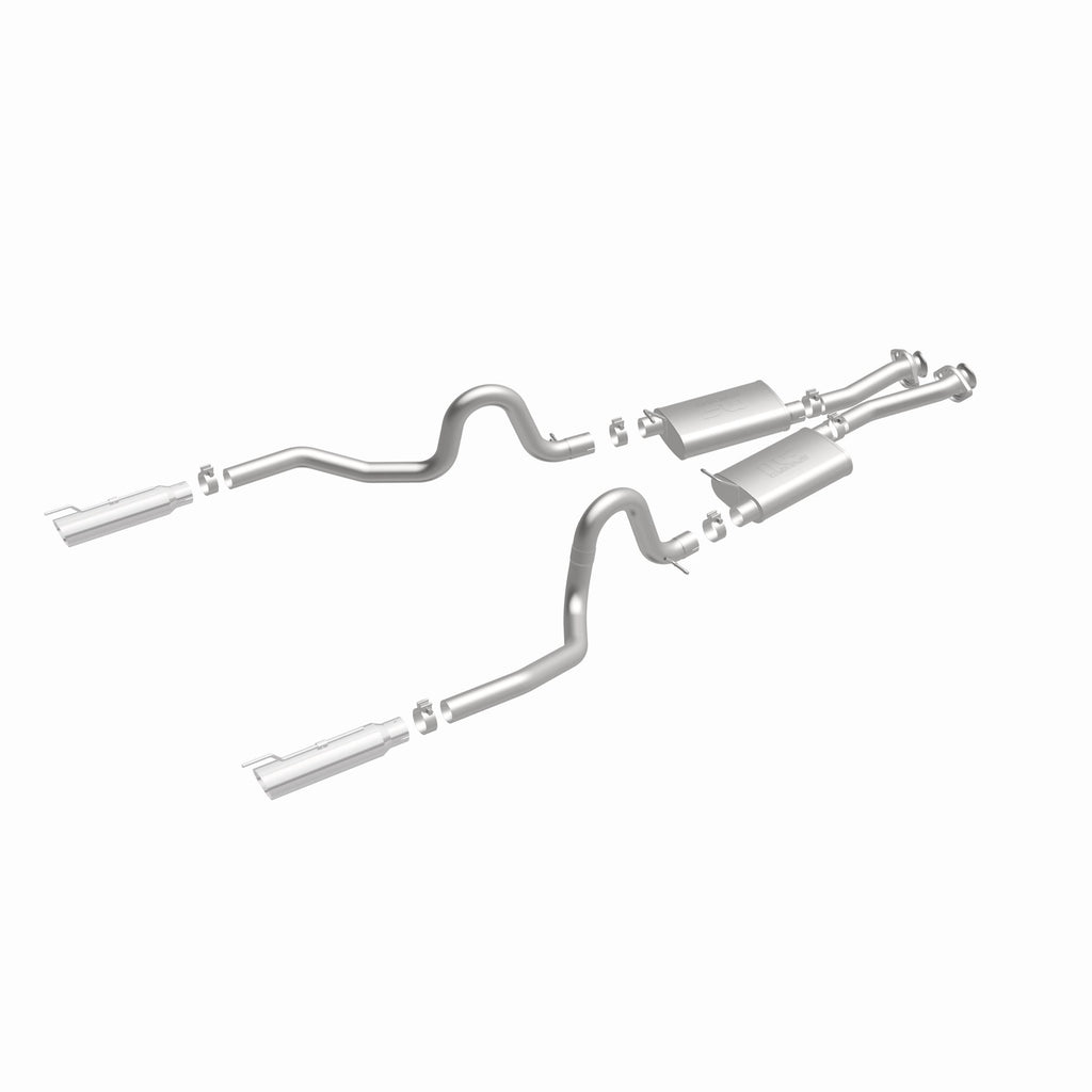 MagnaFlow Exhaust Products 15671 Street Series Polished Cat-Back System for Select Ford Mustang