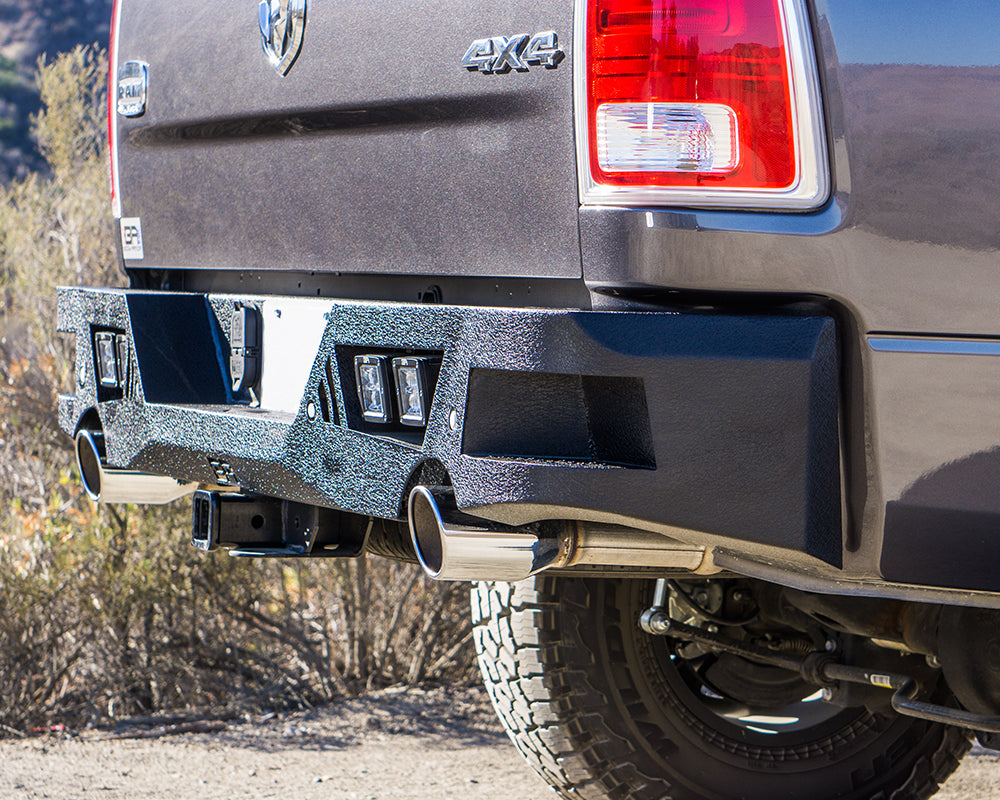 Body Armor 4x4 FD-2964 Eco Series Rear Bumper, Black, F-250 for Select Ford F-250 Super Duty, Ford F-350 Super Duty