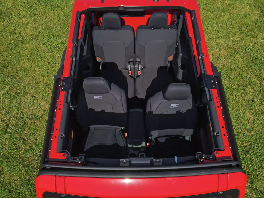 Rough Country 91050 Seat Cover Set for Select Ford Bronco