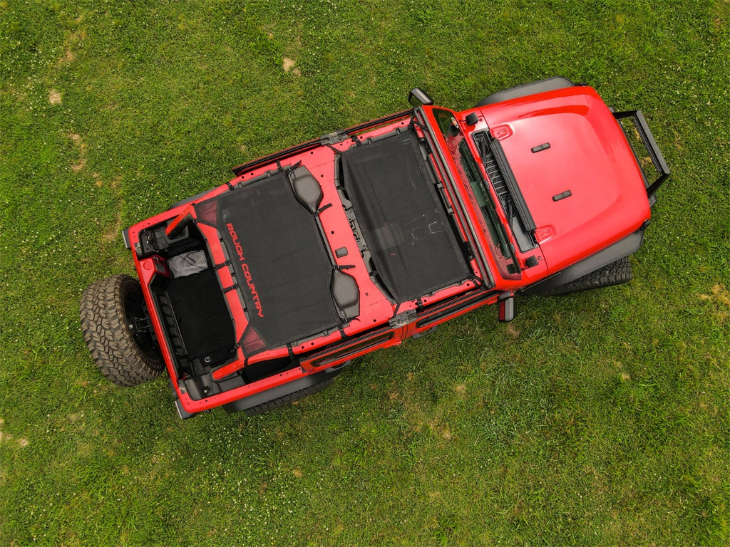 Rough Country 85120 Mesh Bikini Top Plus for Select Jeep Wrangler