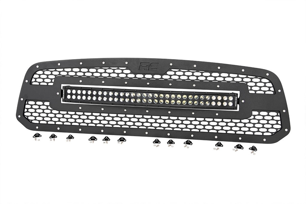 Rough Country 70199 Laser-Cut Mesh Replacement Grille for Select Ram 1500, Ram Classic