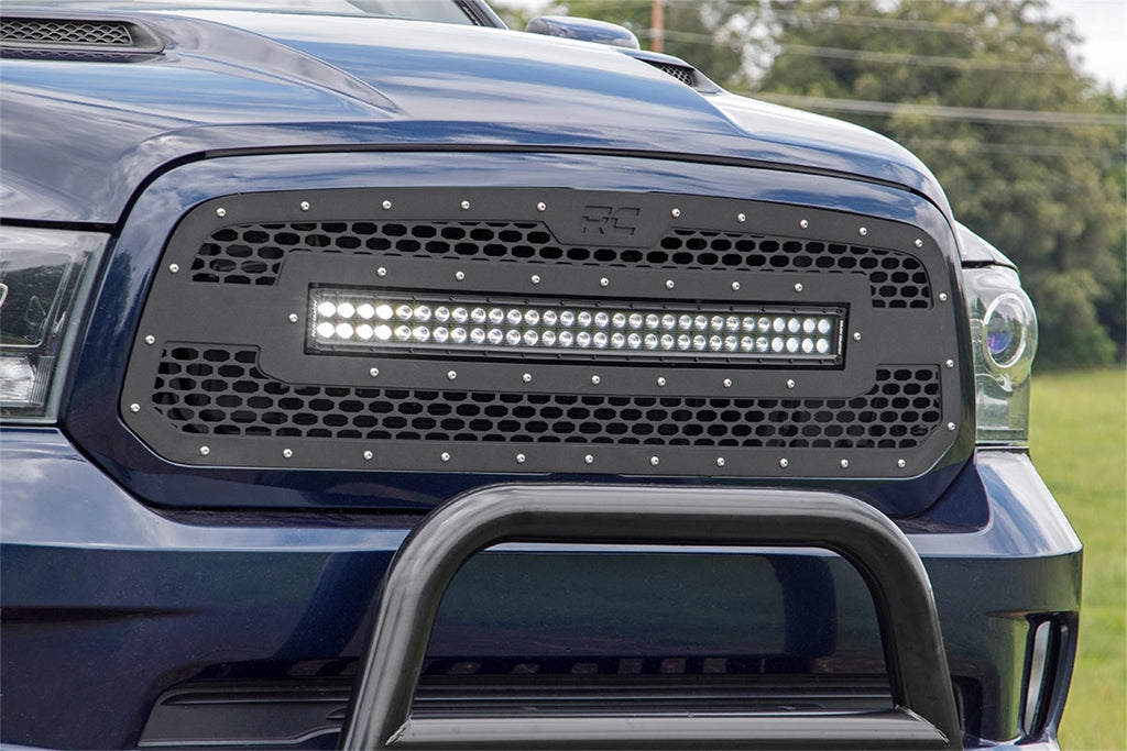 Rough Country 70199 Laser-Cut Mesh Replacement Grille for Select Ram 1500, Ram Classic