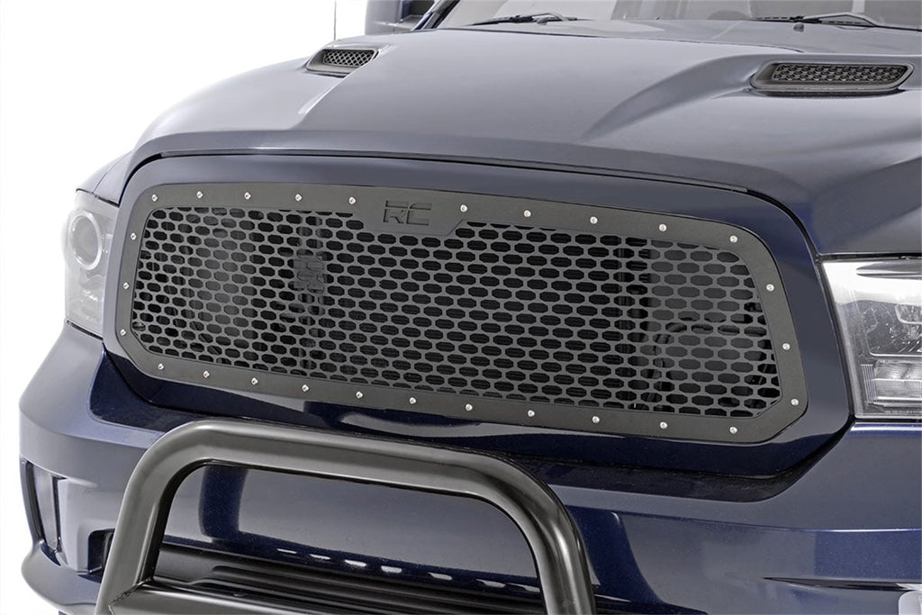 Rough Country 70197 Laser-Cut Mesh Replacement Grille for Select Ram 1500, Ram Classic