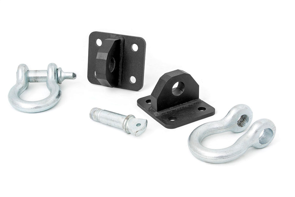 Rough Country 1058 D-Ring w/Mount for Select Jeep Cherokee, Jeep TJ, Jeep Wrangler