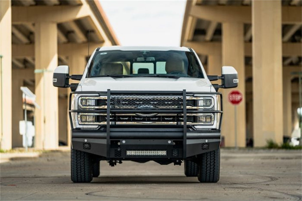 Road Armor 6232VF6B Vaquero Non-Winch Front Bumper for Select Ford F-250 Super Duty, Ford F-350 Super Duty, Ford F-450 Super Duty, Ford F-550 Super Duty