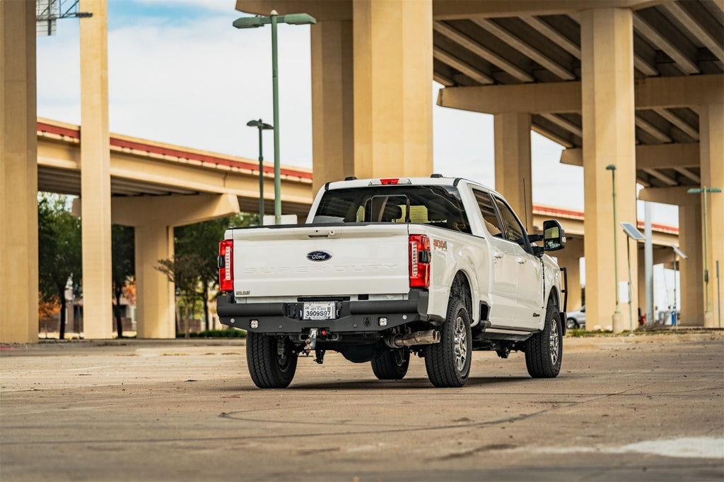 Road Armor 6232VR0B Vaquero Rear Bumper for Select Ford F-250 Super Duty, Ford F-350 Super Duty, Ford F-450 Super Duty