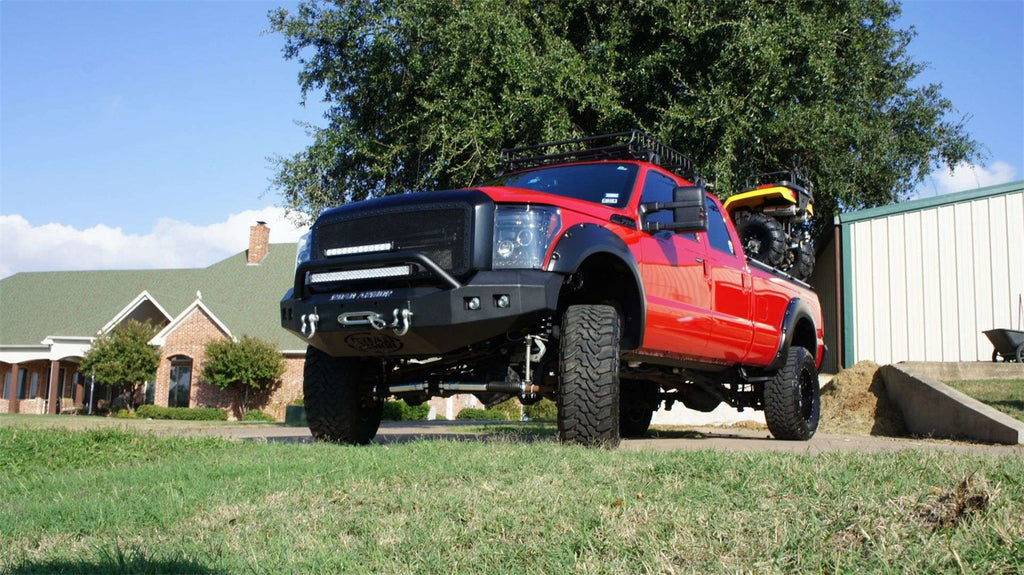 Road Armor 611R4B Stealth Winch Front Bumper for Select Ford F-250 Super Duty, Ford F-350 Super Duty