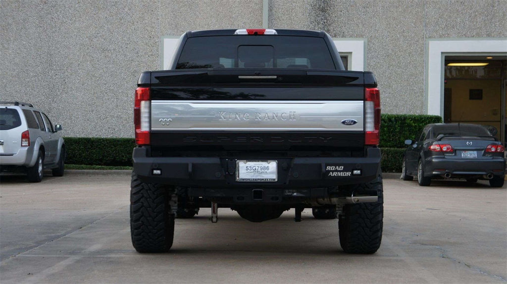 Road Armor 617RRB Stealth Winch Rear Bumper for Select Ford F-250 Super Duty, Ford F-350 Super Duty, Ford F-450 Super Duty, Ford F-550 Super Duty