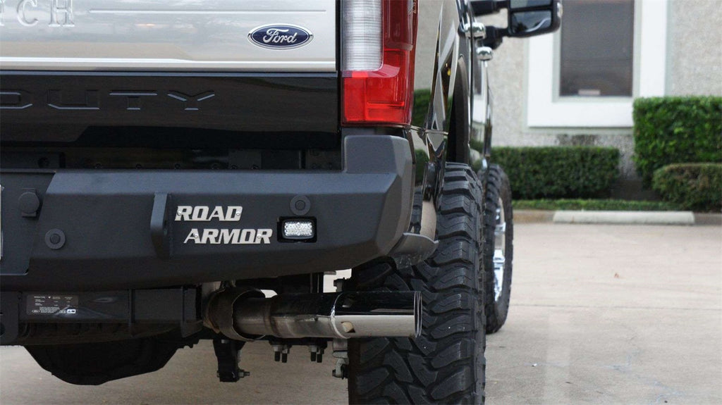 Road Armor 617RRB Stealth Winch Rear Bumper for Select Ford F-250 Super Duty, Ford F-350 Super Duty, Ford F-450 Super Duty, Ford F-550 Super Duty