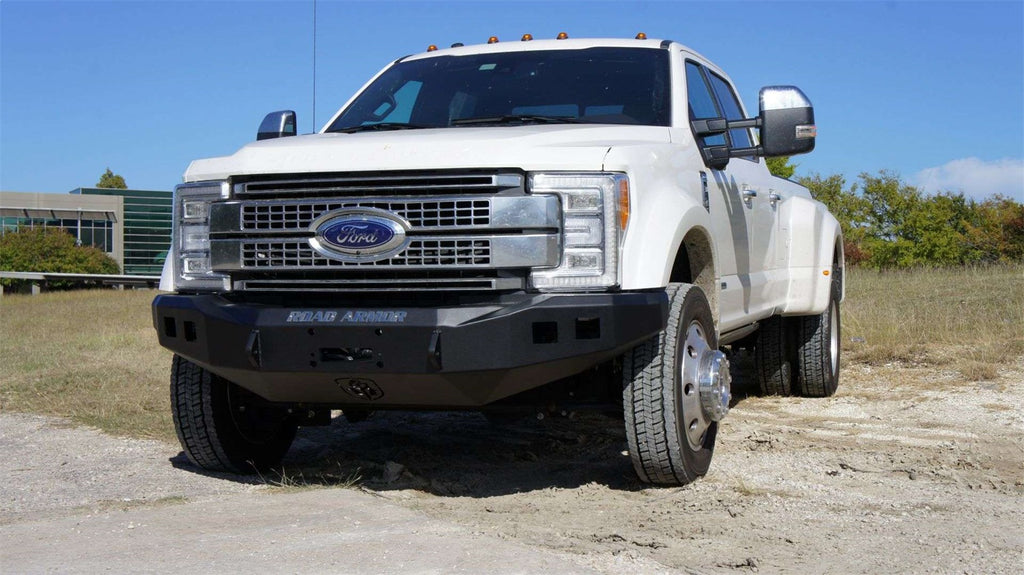 Road Armor 61740B Stealth Winch Front Bumper for Select Ford F-450 Super Duty, Ford F-550 Super Duty