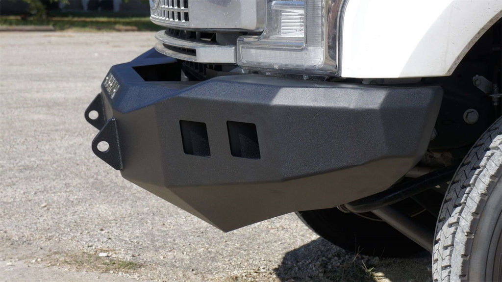 Road Armor 61740B Stealth Winch Front Bumper for Select Ford F-450 Super Duty, Ford F-550 Super Duty