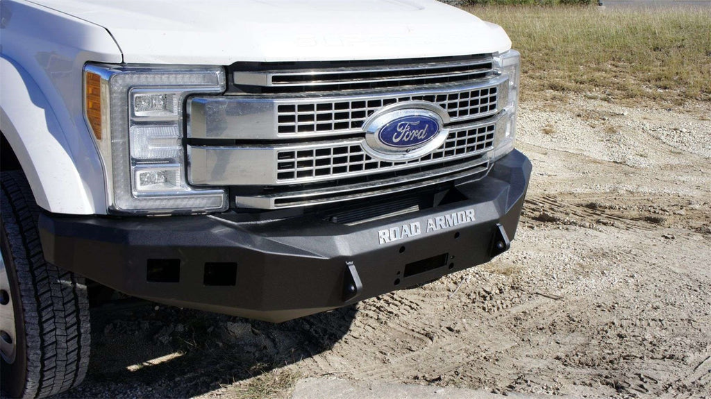 Road Armor 617F0B Stealth Winch Front Bumper for Select Ford F-250 Super Duty, Ford F-350 Super Duty