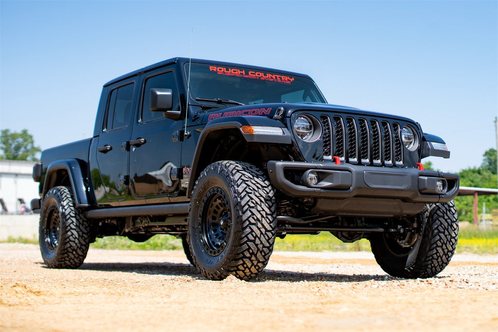 Rough Country 78470 Leveling Lift Kit w/Shocks for Select Jeep Gladiator