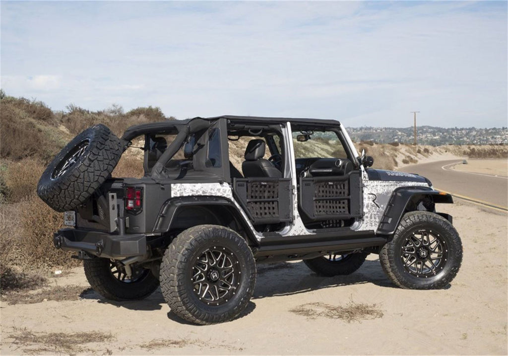 Rampage 990135 Trailview Tonneau Top for Select Jeep Wrangler, Jeep Wrangler JK