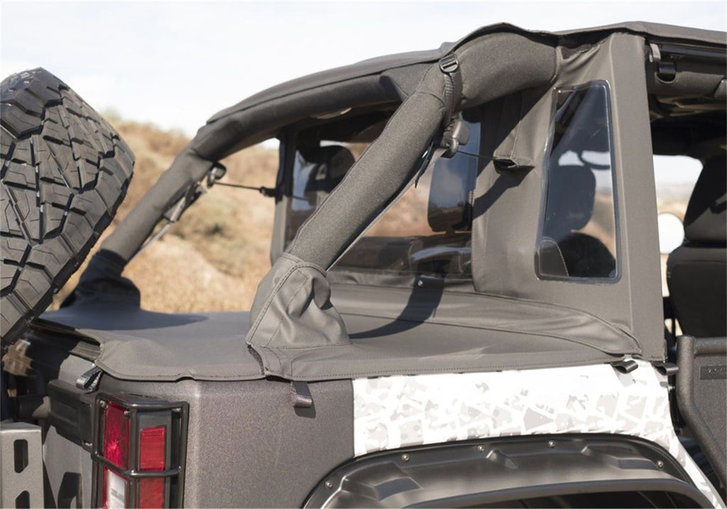 Rampage 990135 Trailview Tonneau Top for Select Jeep Wrangler, Jeep Wrangler JK