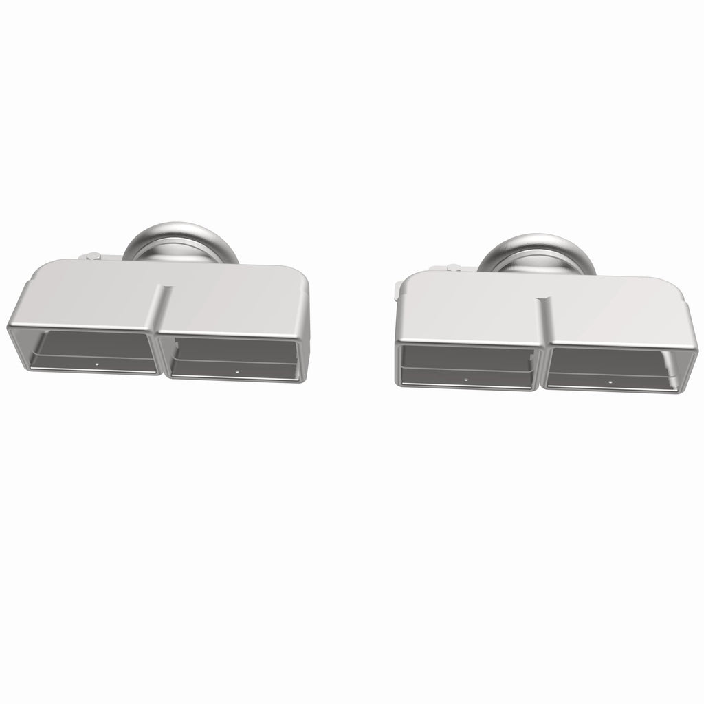MagnaFlow Exhaust Products 35221 Exhaust Tip Set - Quad Rectangle - 2.75In.