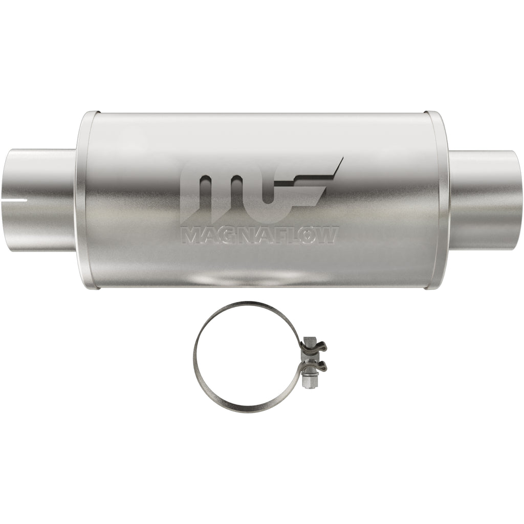 MagnaFlow Exhaust Products 12775 Straight-Through Performance Muffler; 4in. Center/Center; 7x7x14 Body