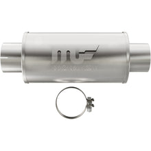 Load image into Gallery viewer, MagnaFlow Exhaust Products 12775 Straight-Through Performance Muffler; 4in. Center/Center; 7x7x14 Body