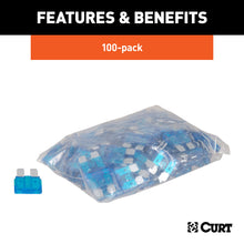 Load image into Gallery viewer, CURT 58450 CURT 58450 Replacement 15-Amp ATC Automotive Fuses; 100-Pack - Truck Part Superstore