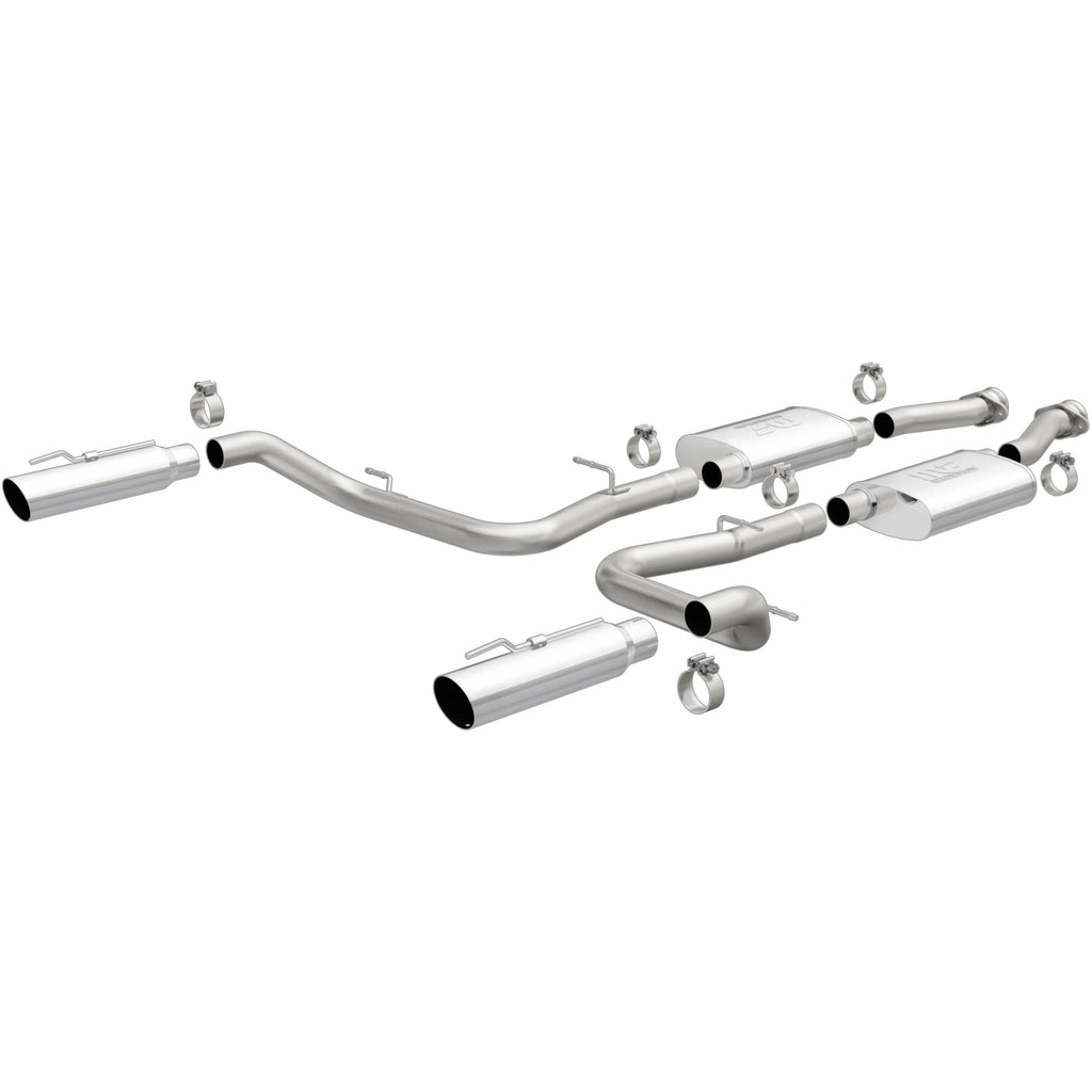 MagnaFlow Exhaust Products 15644 Street Series Polished Cat-Back System for Select Ford Mustang