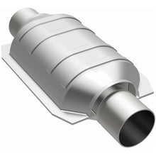 Load image into Gallery viewer, MagnaFlow Exhaust Products 91005 Standard Grade Universal Catalytic Converter for Select Audi V8 Quattro, Buick Regal, Buick Skylark, Chevrolet LLV, Chevrolet S10, Chrysler Cordoba, Chrysler Daytona, Chrysler Imperial, Chrysler LeBaron, Chrysler New