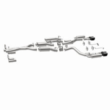 Load image into Gallery viewer, MagnaFlow Exhaust Products 19536 xMOD Series Carbon Fiber Tips Cat-Back System for Select Dodge Challenger