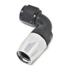 Load image into Gallery viewer, Performance--10-An-BlackSilver-90-Degree-Full-Flow-Hose-End