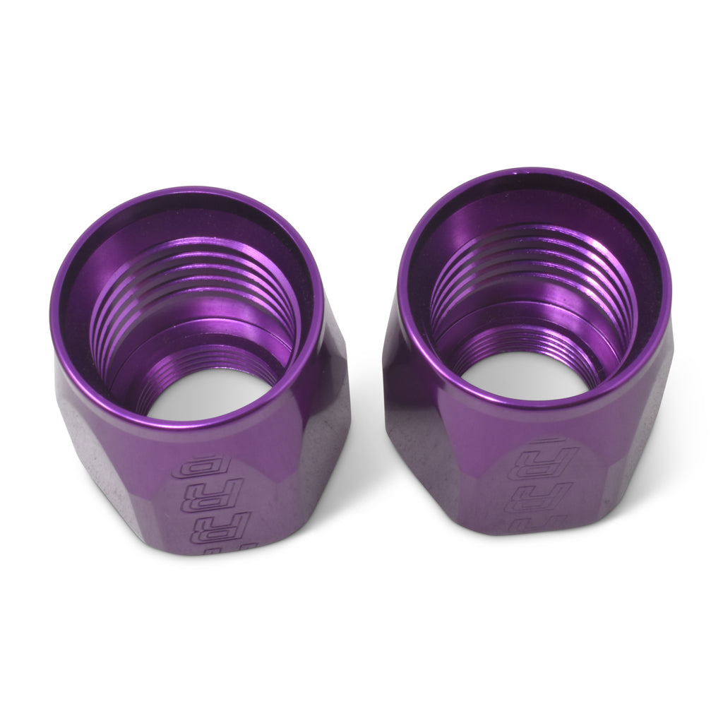 Performance-2-Piece--8-An-Anodized-Full-Flow-Swivel-Hose-End-Sockets-(Qty-2)---Purple