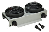 Derale 13740 19 Row Hyper-Cool Dual Cool Remote Fluid Cooler, -6AN